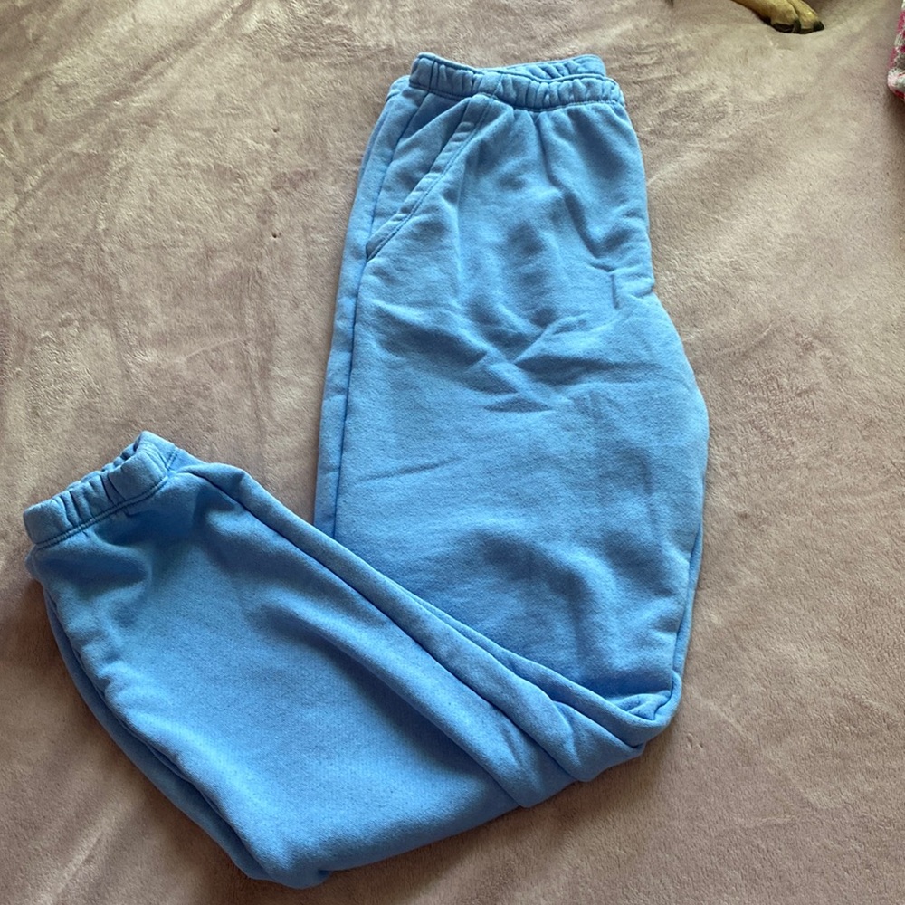 light blue aerie sweatpants